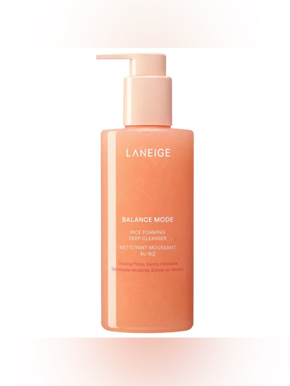Balance Mode Rice Foaming Gel Cleanser with Glycolic Acid